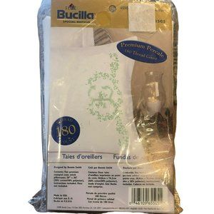 Bucilla Special Edition Premium Percale Cross Stitch Kit Decorative Momogram E